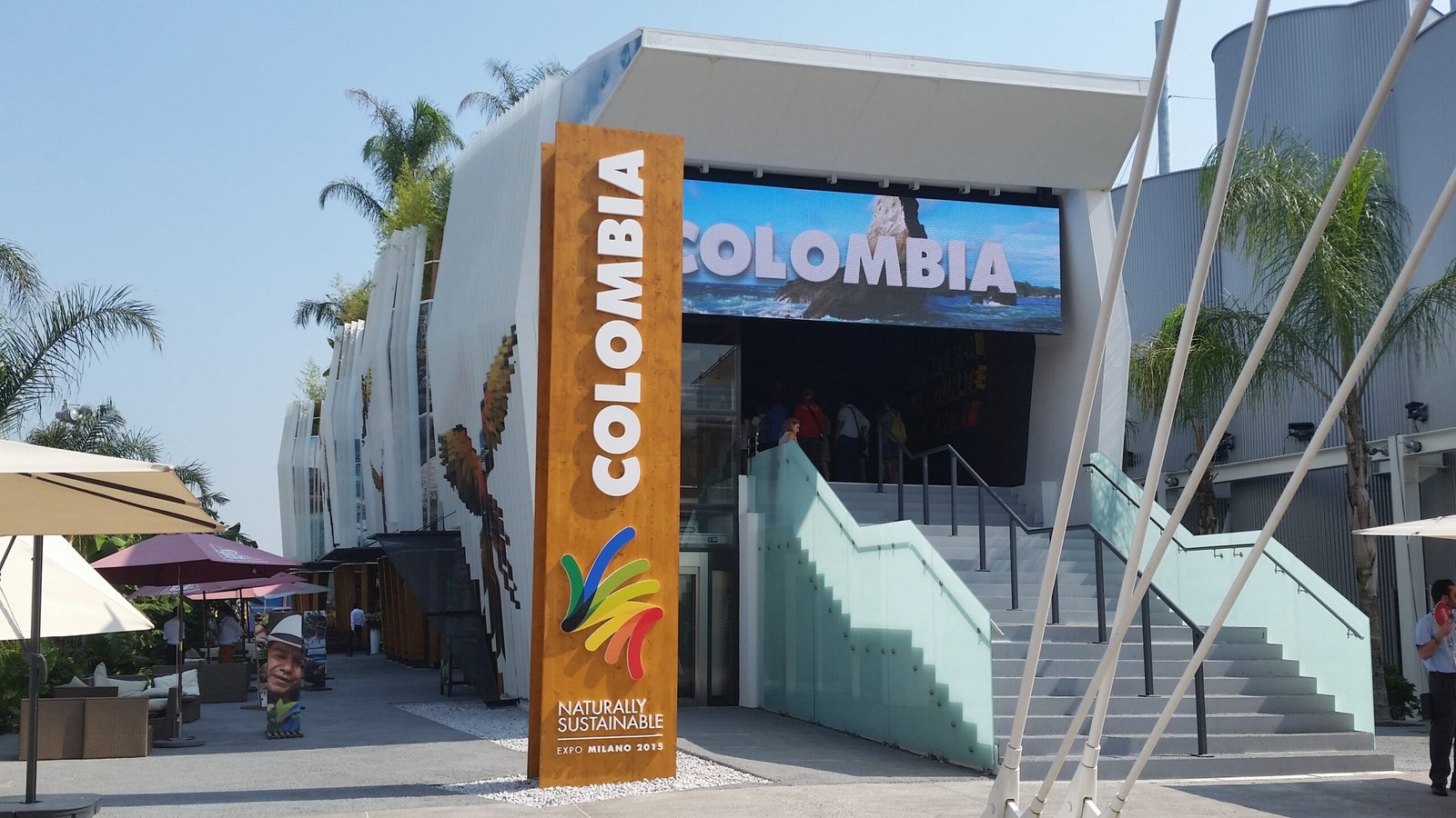 The Colombia pavilion at Expo Milano 2015